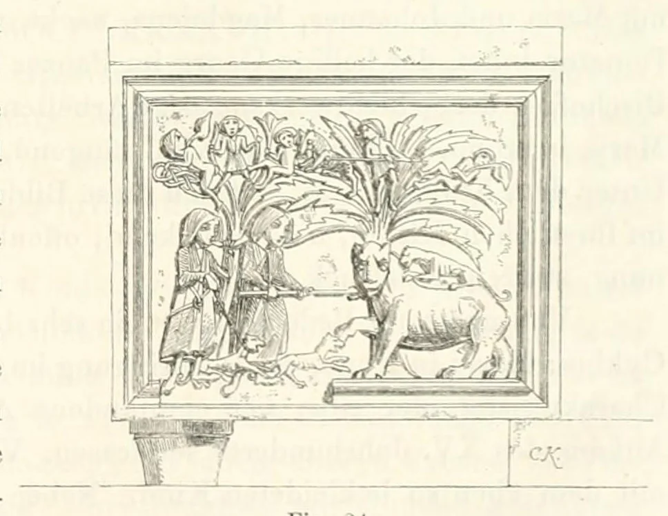 An illustration from Mittheilungen der K.K. Central-Commission zur Erforschung und Erhaltung der Baudenkmale, 1856, leaf 161