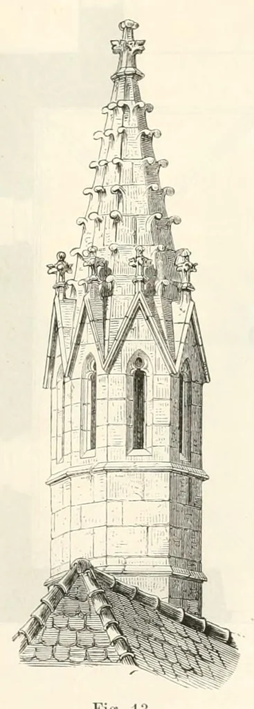 An illustration from Mittheilungen der K.K. Central-Commission zur Erforschung und Erhaltung der Baudenkmale, 1856, leaf 231