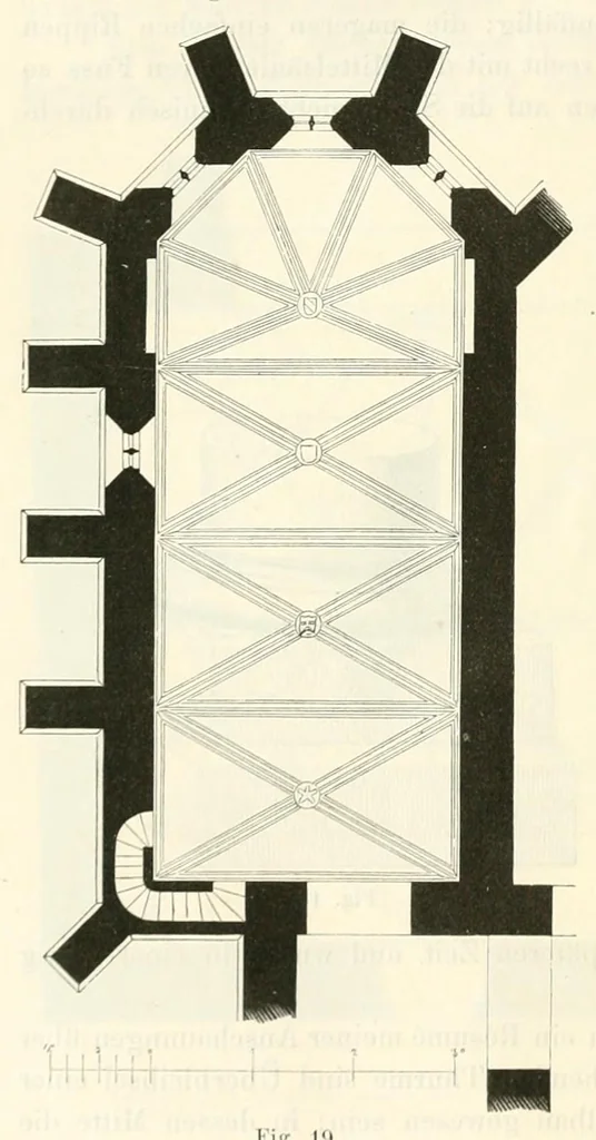 An illustration from Mittheilungen der K.K. Central-Commission zur Erforschung und Erhaltung der Baudenkmale, 1856, leaf 234