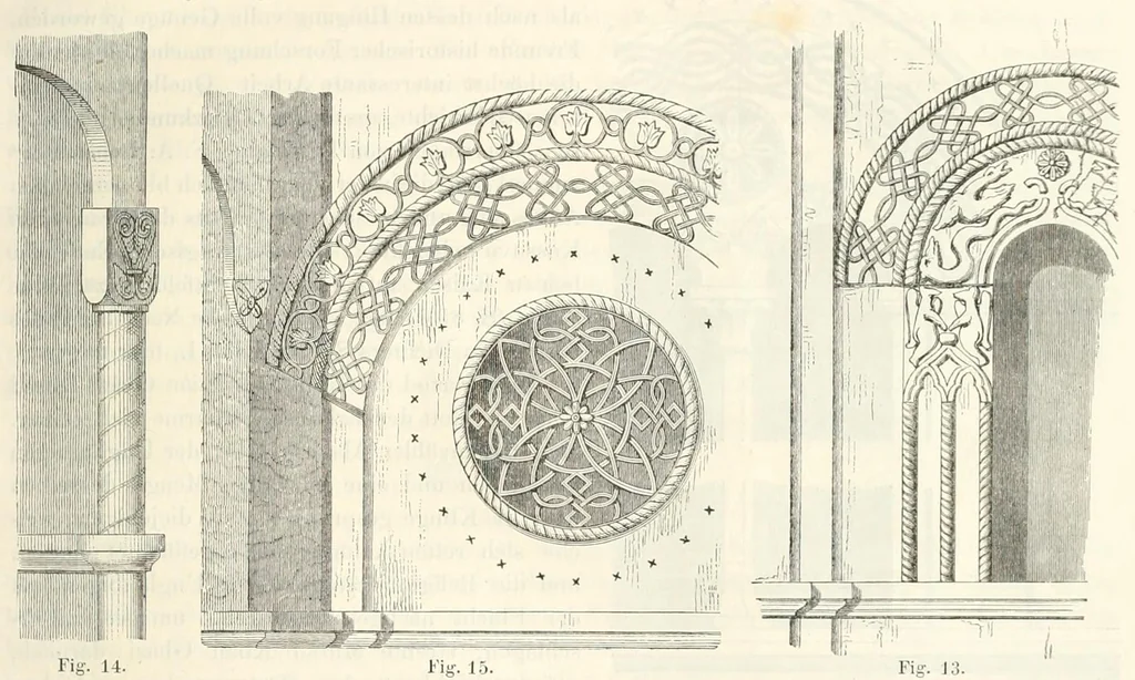 An illustration from Mittheilungen der K.K. Central-Commission zur Erforschung und Erhaltung der Baudenkmale, 1856, leaf 31
