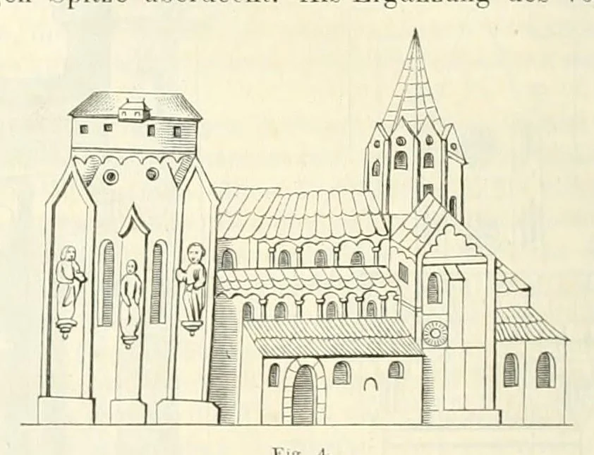 An illustration from Mittheilungen der K.K. Central-Commission zur Erforschung und Erhaltung der Baudenkmale, 1856, leaf 332