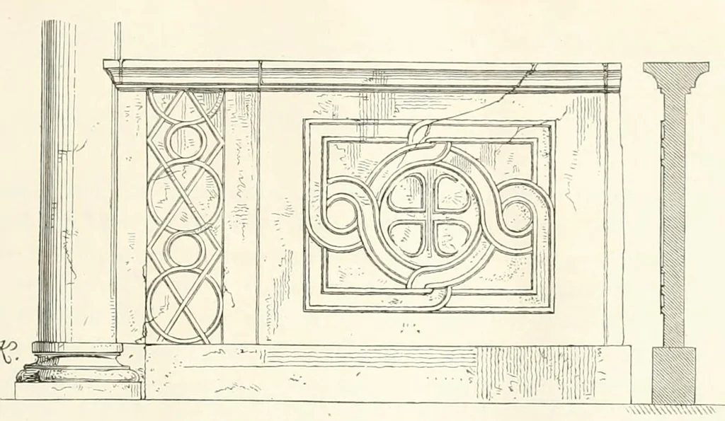 An illustration from Mittheilungen der K.K. Central-Commission zur Erforschung und Erhaltung der Baudenkmale, 1856, leaf 111