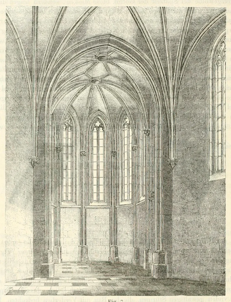 An illustration from Mittheilungen der K.K. Central-Commission zur Erforschung und Erhaltung der Baudenkmale, 1856, leaf 138