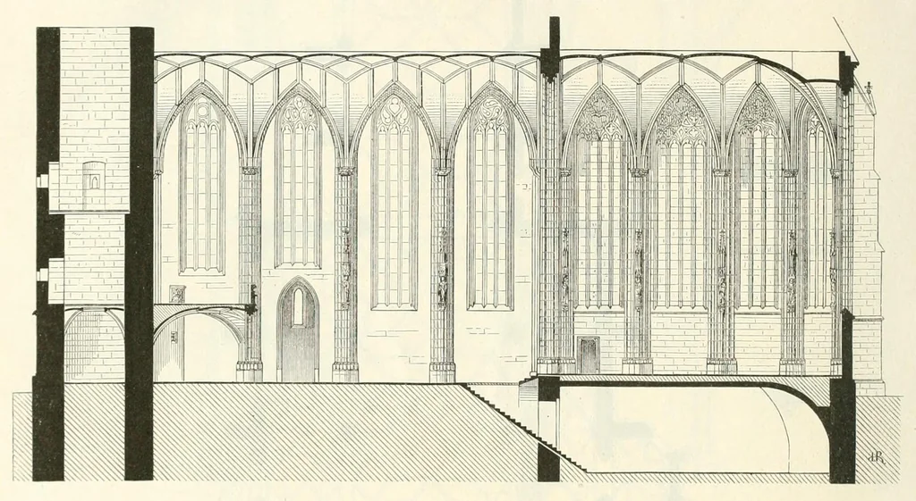 An illustration from Mittheilungen der K.K. Central-Commission zur Erforschung und Erhaltung der Baudenkmale, 1856, leaf 150