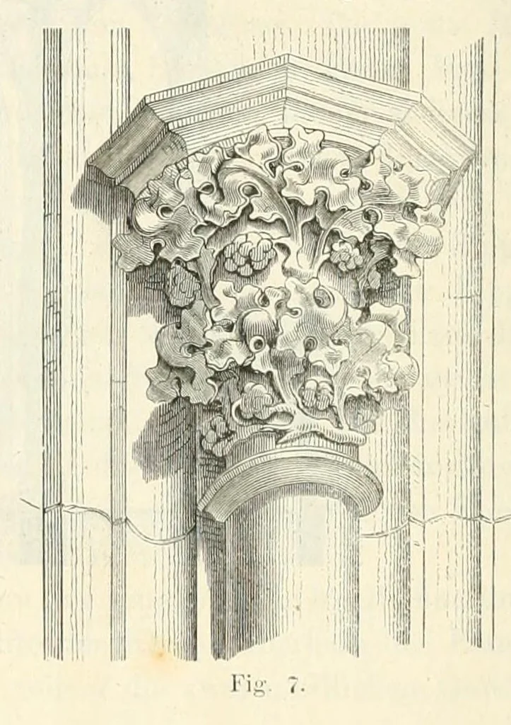 An illustration from Mittheilungen der K.K. Central-Commission zur Erforschung und Erhaltung der Baudenkmale, 1856, leaf 154