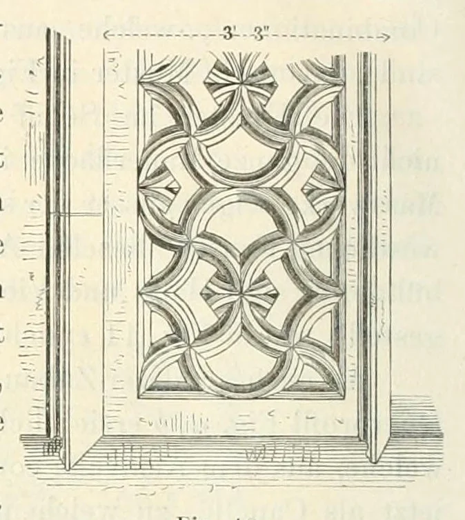An illustration from Mittheilungen der K.K. Central-Commission zur Erforschung und Erhaltung der Baudenkmale, 1856, leaf 156