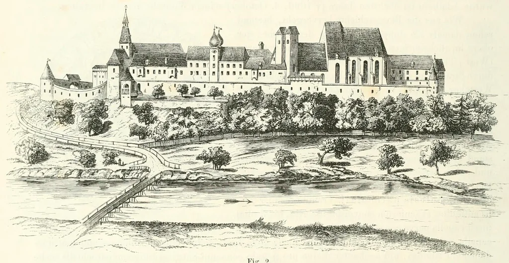 An illustration from Mittheilungen der K.K. Central-Commission zur Erforschung und Erhaltung der Baudenkmale, 1856, leaf 34