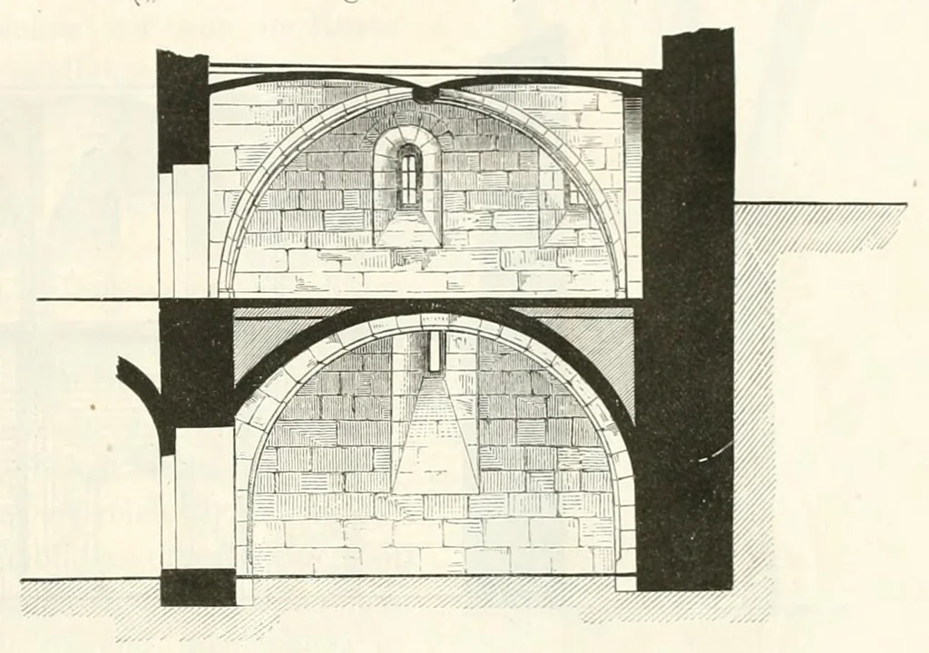 An illustration from Mittheilungen der K.K. Central-Commission zur Erforschung und Erhaltung der Baudenkmale, 1856, leaf 37