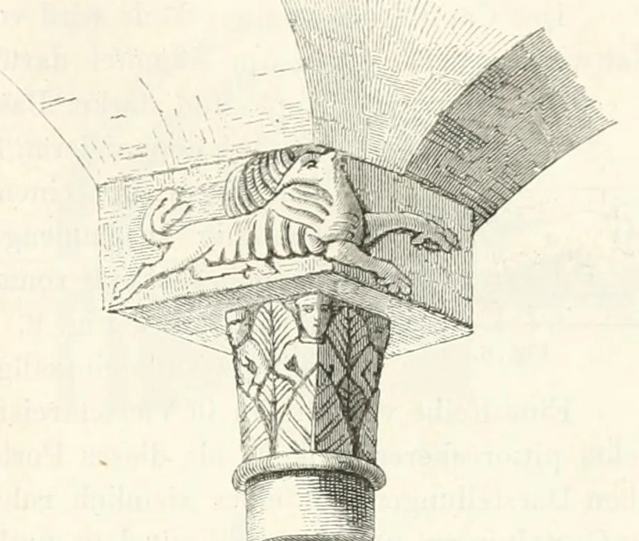 An illustration from Mittheilungen der K.K. Central-Commission zur Erforschung und Erhaltung der Baudenkmale, 1856, leaf 77