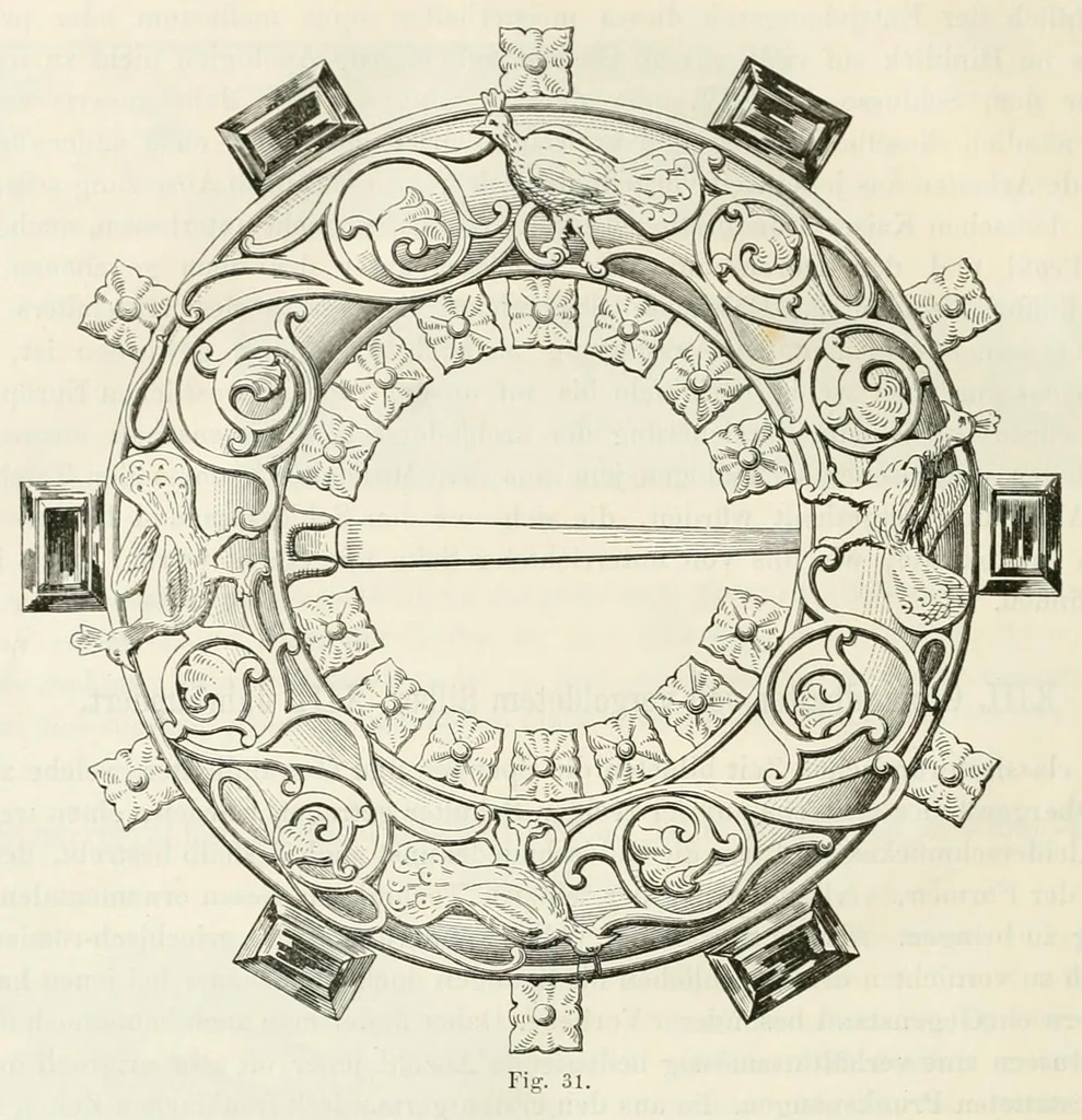 An illustration from Mittheilungen der K.K. Central-Commission zur Erforschung und Erhaltung der Baudenkmale, 1856, leaf 124