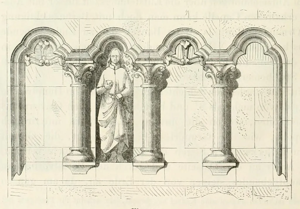 An illustration from Mittheilungen der K.K. Central-Commission zur Erforschung und Erhaltung der Baudenkmale, 1856, leaf 184
