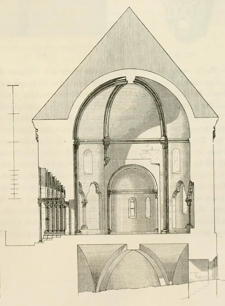 An illustration from Mittheilungen der K.K. Central-Commission zur Erforschung und Erhaltung der Baudenkmale, 1856, leaf 187