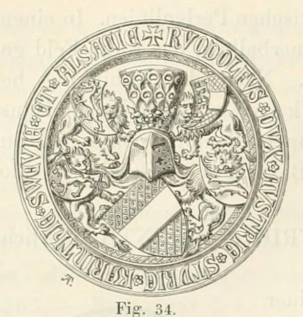 An illustration from Mittheilungen der K.K. Central-Commission zur Erforschung und Erhaltung der Baudenkmale, 1856, leaf 202