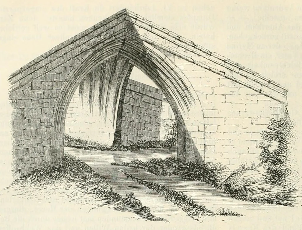 An illustration from Mittheilungen der K.K. Central-Commission zur Erforschung und Erhaltung der Baudenkmale, 1856, leaf 242