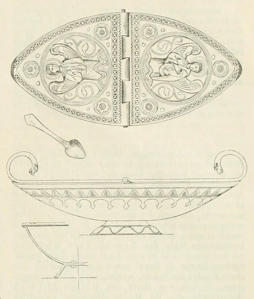 An illustration from Mittheilungen der K.K. Central-Commission zur Erforschung und Erhaltung der Baudenkmale, 1856, leaf 271