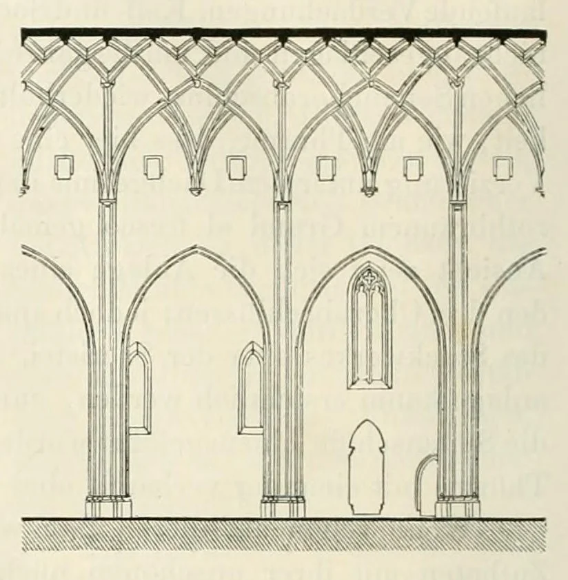 An illustration from Mittheilungen der K.K. Central-Commission zur Erforschung und Erhaltung der Baudenkmale, 1856, leaf 34