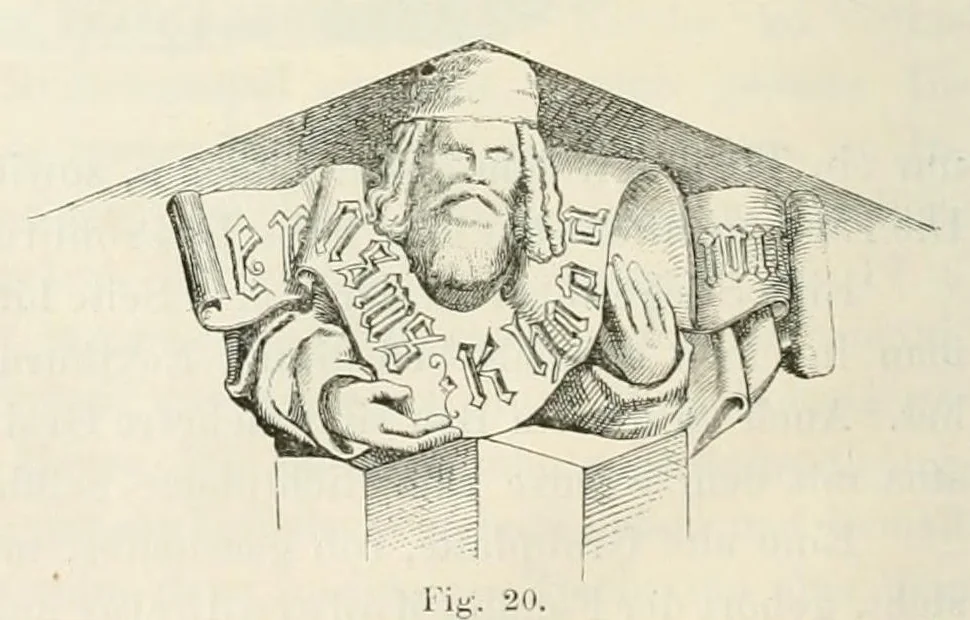 An illustration from Mittheilungen der K.K. Central-Commission zur Erforschung und Erhaltung der Baudenkmale, 1856, leaf 40