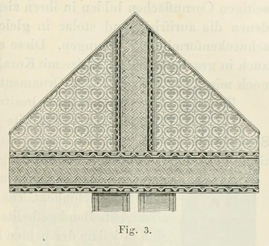 An illustration from Mittheilungen der K.K. Central-Commission zur Erforschung und Erhaltung der Baudenkmale, 1856, leaf 87