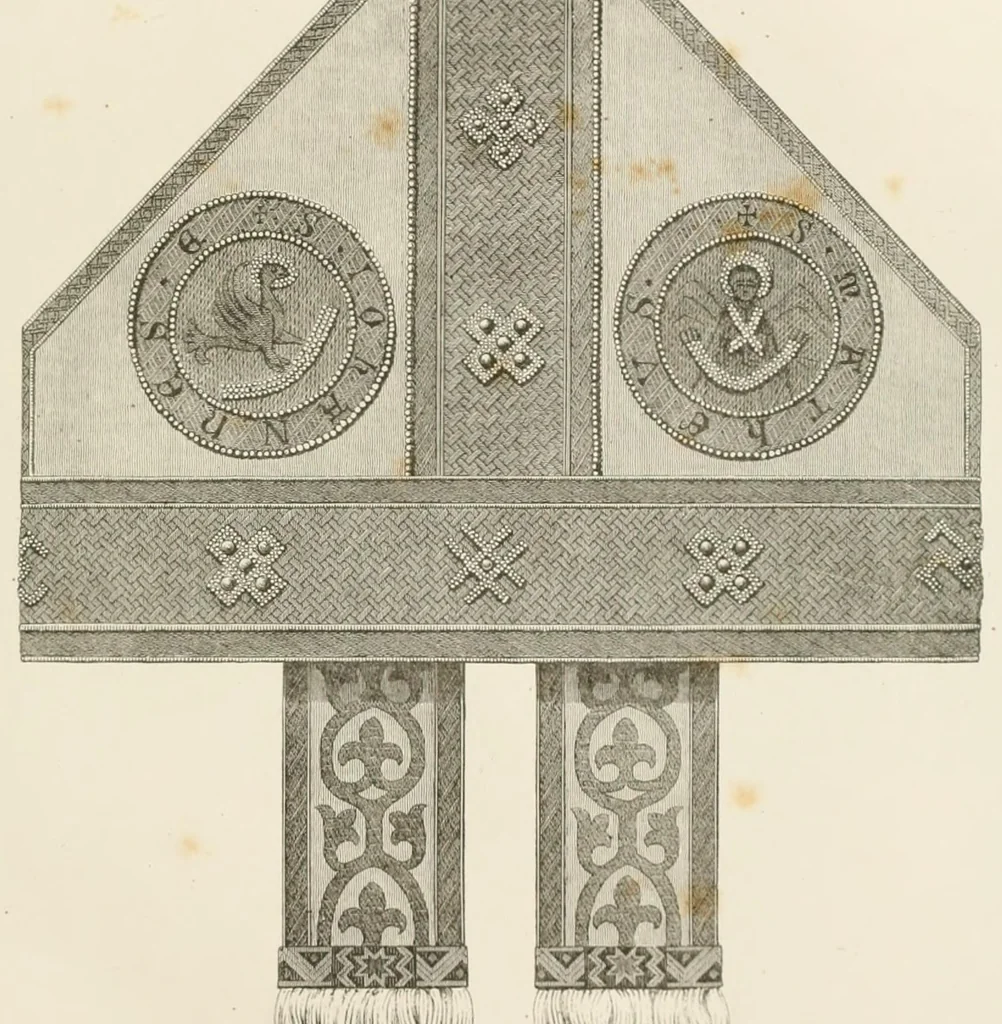 An illustration from Mittheilungen der K.K. Central-Commission zur Erforschung und Erhaltung der Baudenkmale, 1856, leaf 97