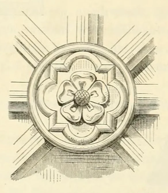 An illustration from Mittheilungen der K.K. Central-Commission zur Erforschung und Erhaltung der Baudenkmale, 1856, leaf 100