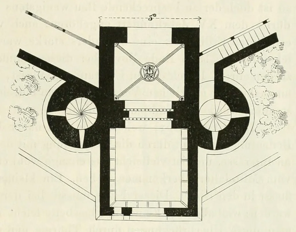 An illustration from Mittheilungen der K.K. Central-Commission zur Erforschung und Erhaltung der Baudenkmale, 1856, leaf 149