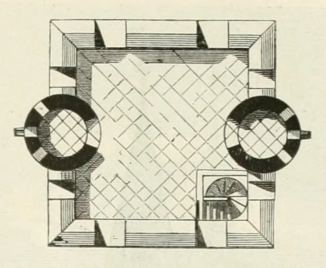 An illustration from Mittheilungen der K.K. Central-Commission zur Erforschung und Erhaltung der Baudenkmale, 1856, leaf 157