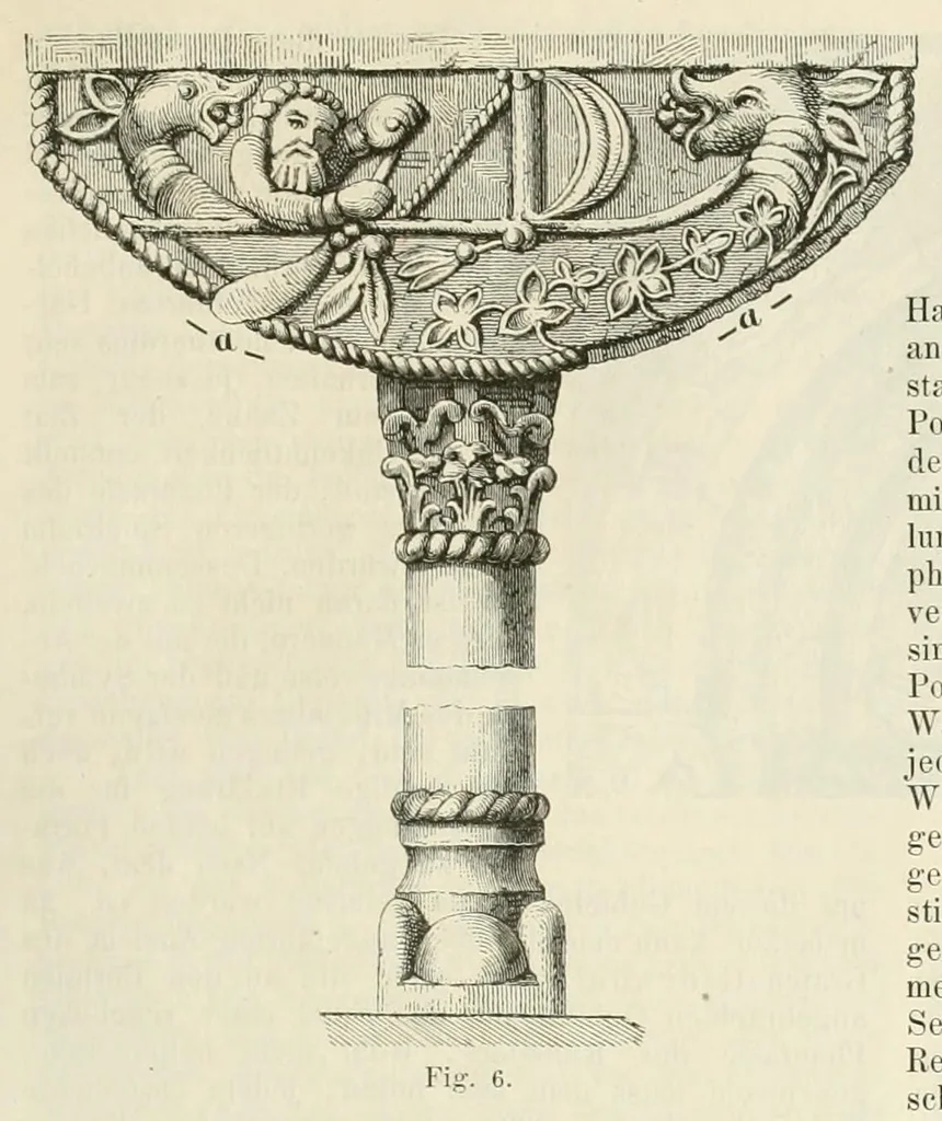 An illustration from Mittheilungen der K.K. Central-Commission zur Erforschung und Erhaltung der Baudenkmale, 1856, leaf 271