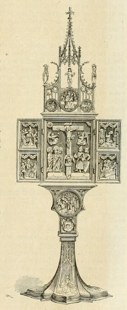 An illustration from Mittheilungen der K.K. Central-Commission zur Erforschung und Erhaltung der Baudenkmale, 1856, leaf 283