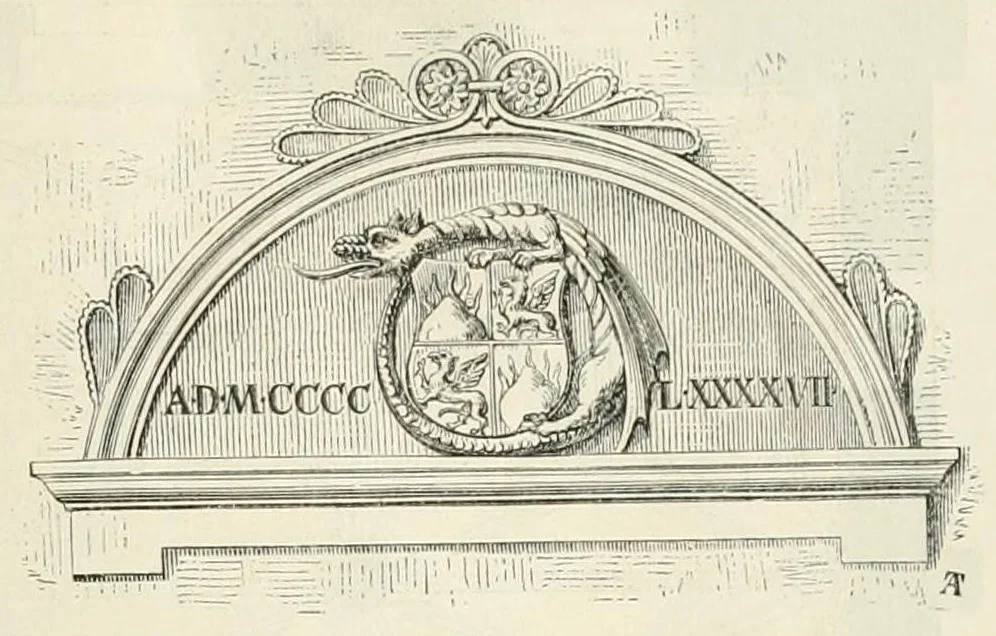 An illustration from Mittheilungen der K.K. Central-Commission zur Erforschung und Erhaltung der Baudenkmale, 1856, leaf 353