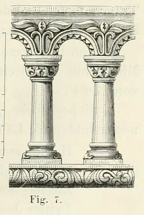 An illustration from Mittheilungen der K.K. Central-Commission zur Erforschung und Erhaltung der Baudenkmale, 1856, leaf 43