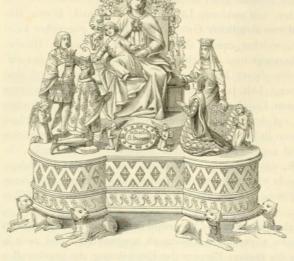 An illustration from Mittheilungen der K.K. Central-Commission zur Erforschung und Erhaltung der Baudenkmale, 1856, leaf 140
