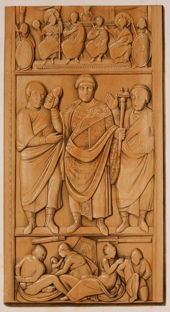 An illustration from Mittheilungen der K.K. Central-Commission zur Erforschung und Erhaltung der Baudenkmale, 1856, leaf 256