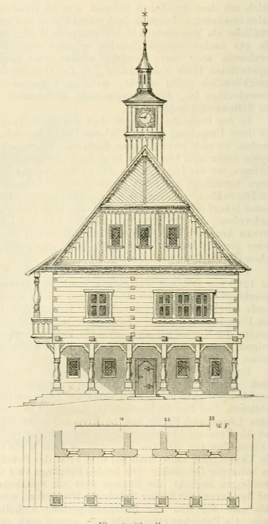 An illustration from Mittheilungen der K.K. Central-Commission zur Erforschung und Erhaltung der Baudenkmale, 1856, leaf 304