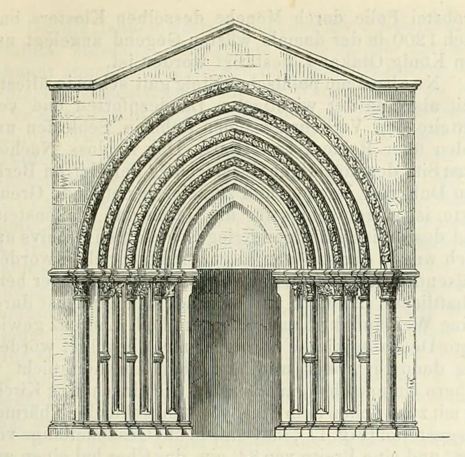 An illustration from Mittheilungen der K.K. Central-Commission zur Erforschung und Erhaltung der Baudenkmale, 1856, leaf 307