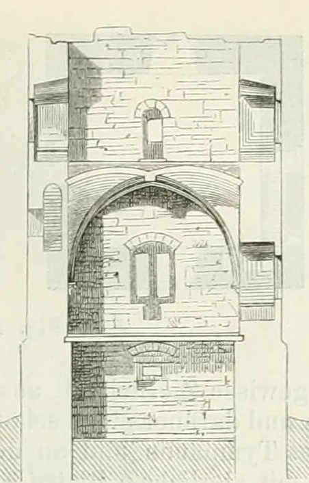 An illustration from Mittheilungen der K.K. Central-Commission zur Erforschung und Erhaltung der Baudenkmale, 1856, leaf 331