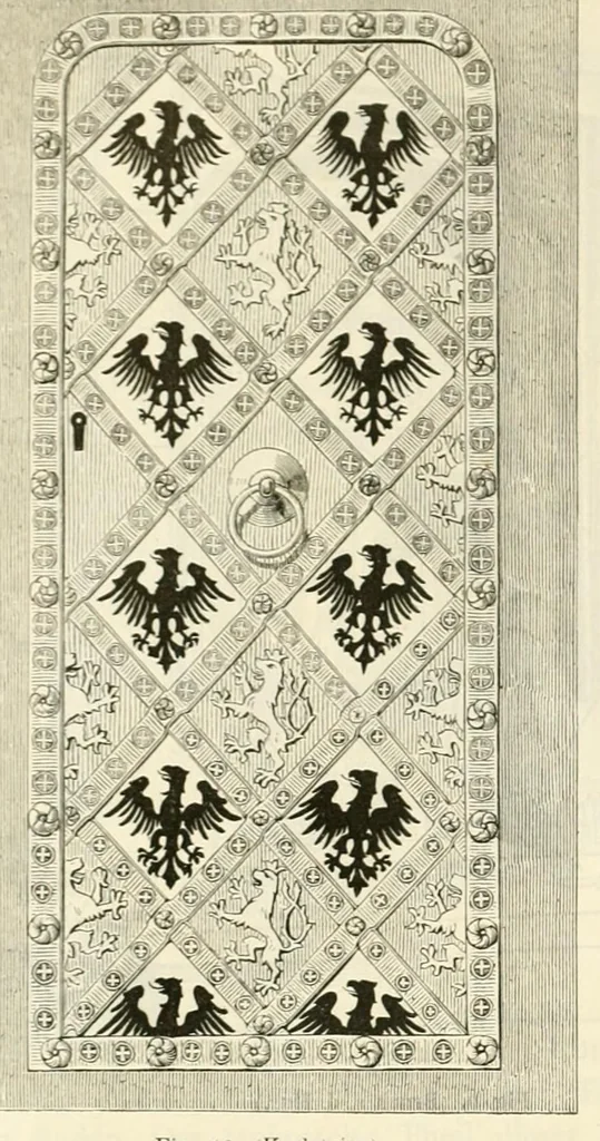 An illustration from Mittheilungen der K.K. Central-Commission zur Erforschung und Erhaltung der Baudenkmale, 1856, leaf 68