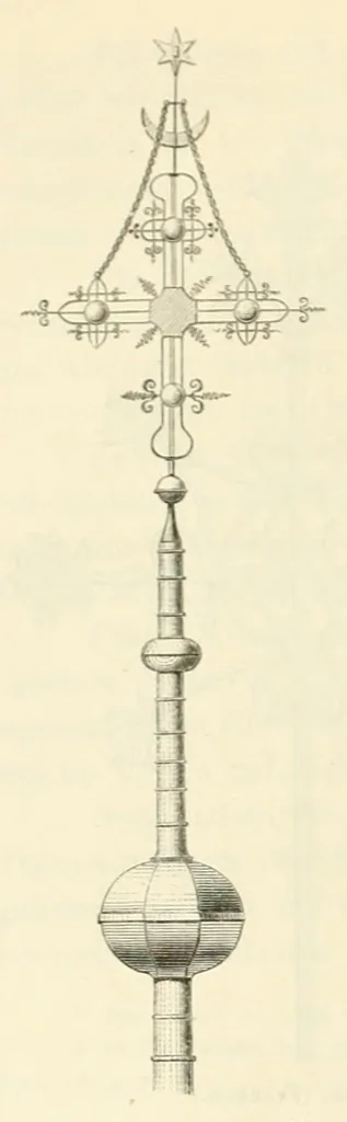 An illustration from Mittheilungen der K.K. Central-Commission zur Erforschung und Erhaltung der Baudenkmale, 1856, leaf 94