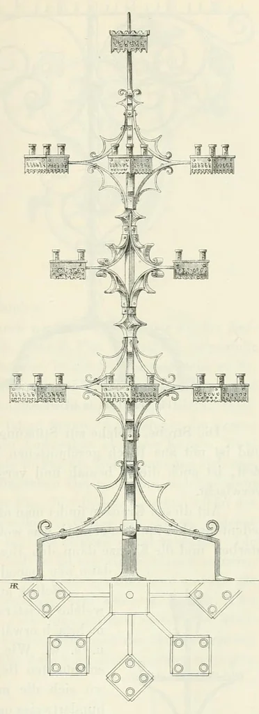 An illustration from Mittheilungen der K.K. Central-Commission zur Erforschung und Erhaltung der Baudenkmale, 1856, leaf 97
