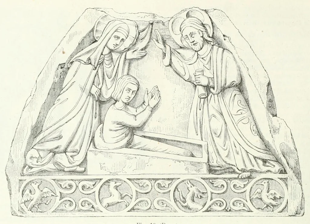 An illustration from Mittheilungen der K.K. Central-Commission zur Erforschung und Erhaltung der Baudenkmale, 1856, leaf 154