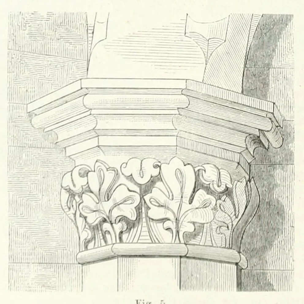 An illustration from Mittheilungen der K.K. Central-Commission zur Erforschung und Erhaltung der Baudenkmale, 1856, leaf 208