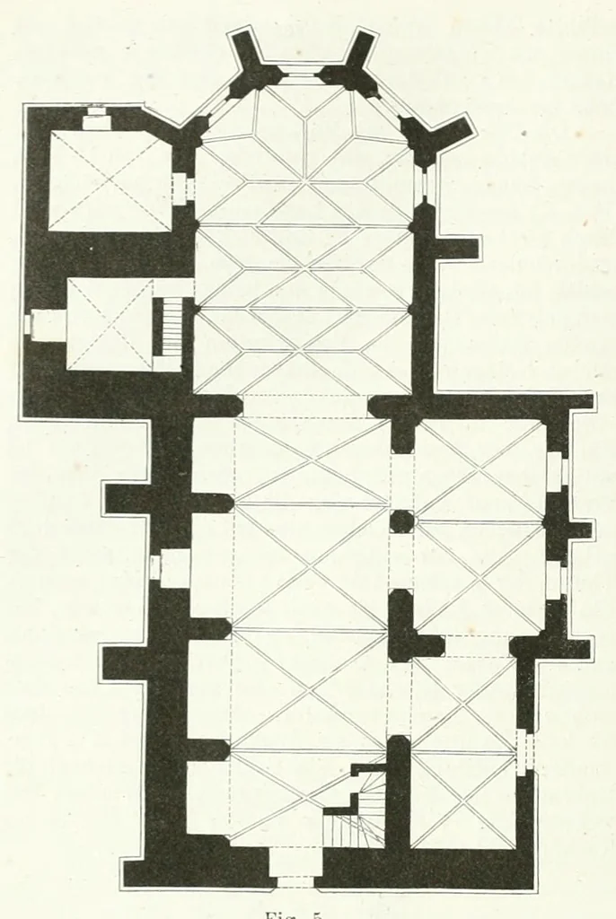 An illustration from Mittheilungen der K.K. Central-Commission zur Erforschung und Erhaltung der Baudenkmale, 1856, leaf 228
