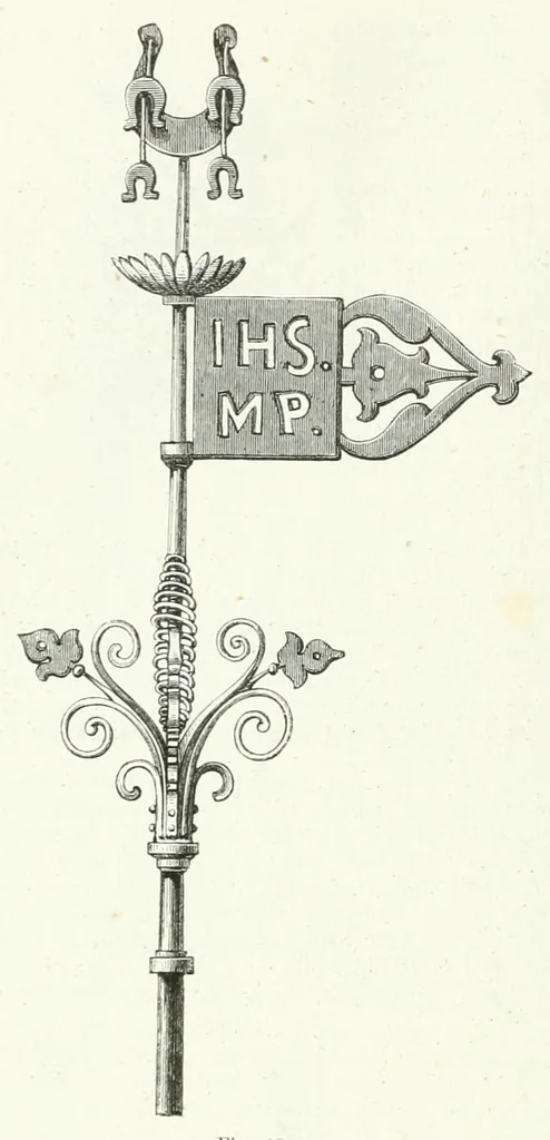 An illustration from Mittheilungen der K.K. Central-Commission zur Erforschung und Erhaltung der Baudenkmale, 1856, leaf 262