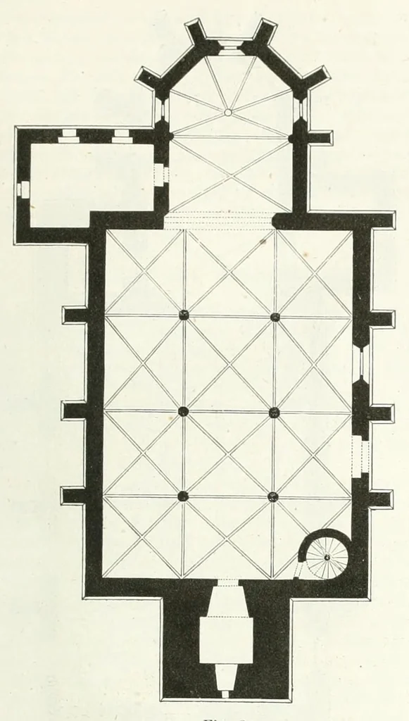 An illustration from Mittheilungen der K.K. Central-Commission zur Erforschung und Erhaltung der Baudenkmale, 1856, leaf 295