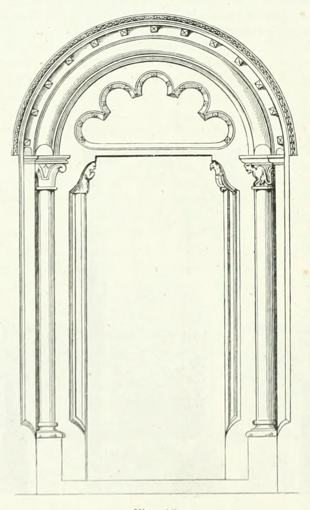 An illustration from Mittheilungen der K.K. Central-Commission zur Erforschung und Erhaltung der Baudenkmale, 1856, leaf 314