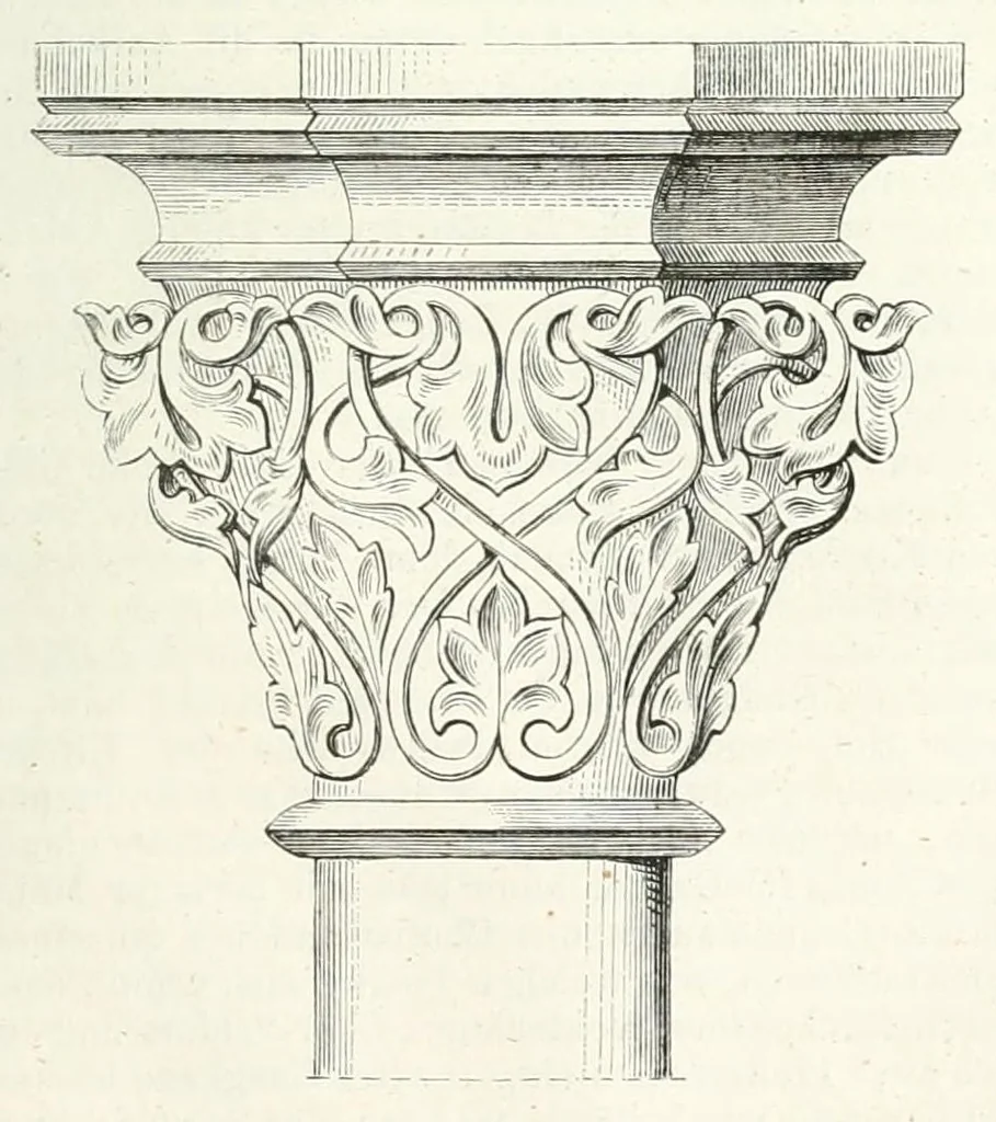 An illustration from Mittheilungen der K.K. Central-Commission zur Erforschung und Erhaltung der Baudenkmale, 1856, leaf 353