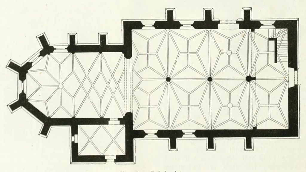An illustration from Mittheilungen der K.K. Central-Commission zur Erforschung und Erhaltung der Baudenkmale, 1856, leaf 104