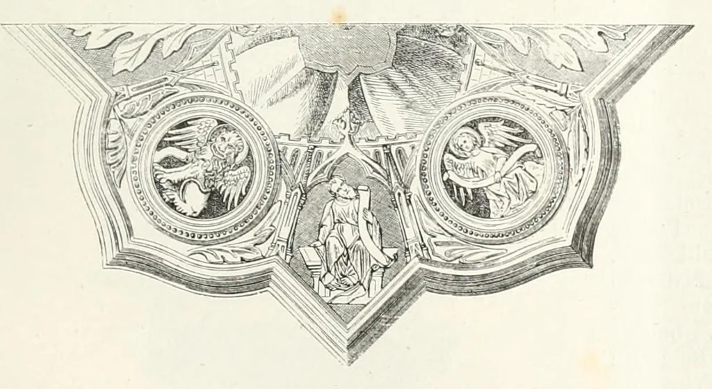 An illustration from Mittheilungen der K.K. Central-Commission zur Erforschung und Erhaltung der Baudenkmale, 1856, leaf 179