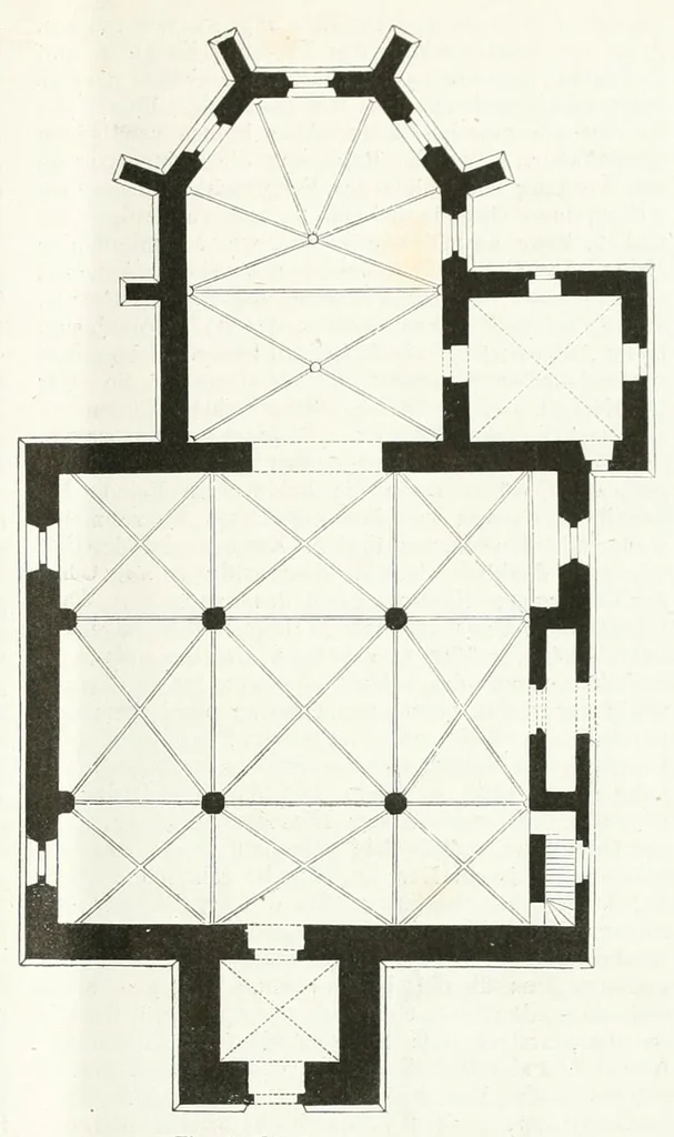 An illustration from Mittheilungen der K.K. Central-Commission zur Erforschung und Erhaltung der Baudenkmale, 1856, leaf 19