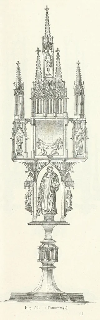 An illustration from Mittheilungen der K.K. Central-Commission zur Erforschung und Erhaltung der Baudenkmale, 1856, leaf 203
