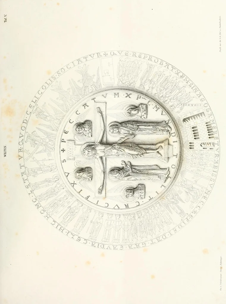 An illustration from Mittheilungen der K.K. Central-Commission zur Erforschung und Erhaltung der Baudenkmale, 1856, leaf 251